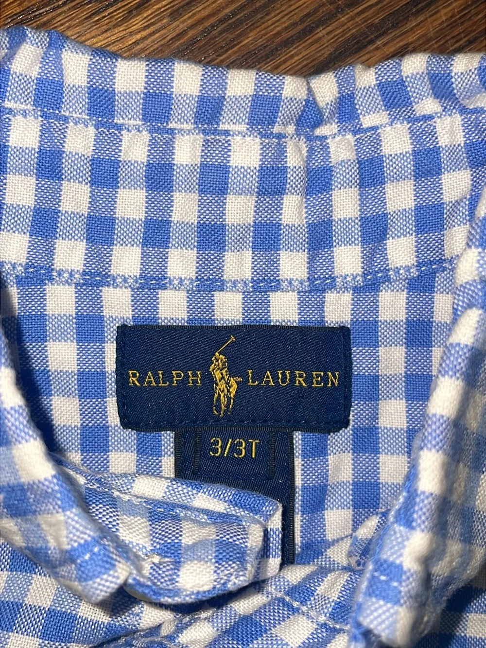 Ralph Lauren toddler button